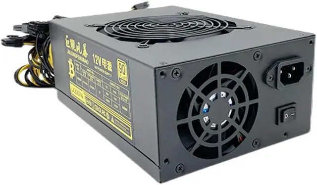 Alt view image 5 of 6 - Miner PSU For S9 A9 T9 852 Z9 X79 B75 B85 847 6-card 8-card 9-Card Graphics Card System Platform 2000W 2400W Power Supply