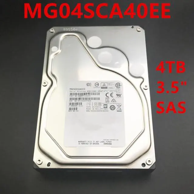 Alt view image 4 of 6 - HDD For Toshiba 4TB 3.5" SAS 12 Gb/s 128MB 7200RPM For Internal HDD For Enterprise Class HDD For MG04SCA40EE