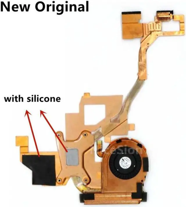 Alt view image 3 of 6 - For Laptop Lenovo ThinkPad X1 Helix CPU Cooling Fan Heatsink Radiator FRU04X0431