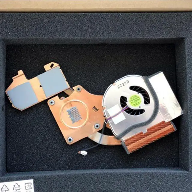 Alt view image 2 of 6 - For Laptop Lenovo Thinkpad T60 T60P CPU Cooling Fan Heatsink Radiator FRU41W6409