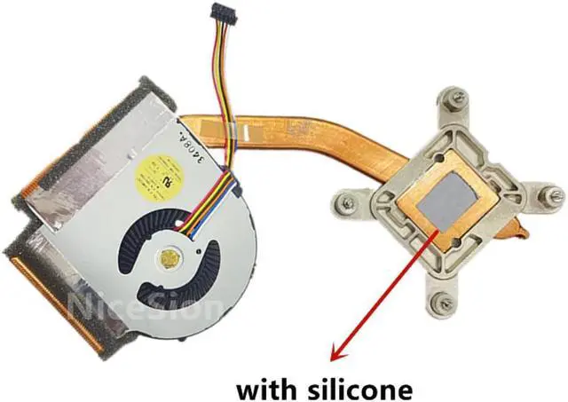 Alt view image 2 of 3 - For Laptop Lenovo Thinkpad T430 T430i CPU Cooling Fan Radiator Heatsink 04W3267