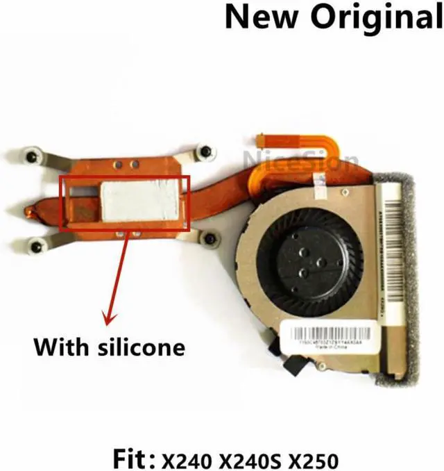 Main image of For Laptop Lenovo Thinkpad X240 X240S X250 Cooler CPU Cooling Fan Heatsink Radiator