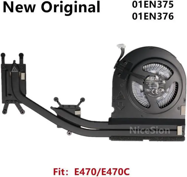 Main image of For Laptop Lenovo ThinkPad E470 E470C CPU Cooling Fan Heatsink Radiator 01EN375 01EN376 01HW777 Discrete graphics