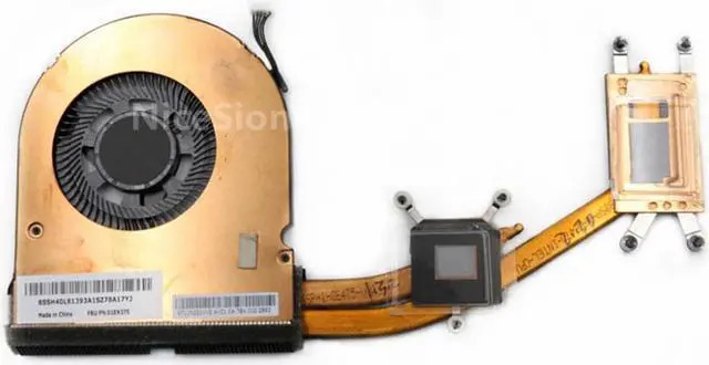 Alt view image 2 of 3 - For Laptop Lenovo ThinkPad E470 E470C CPU Cooling Fan Heatsink Radiator 01EN375 01EN376 01HW777 Discrete graphics