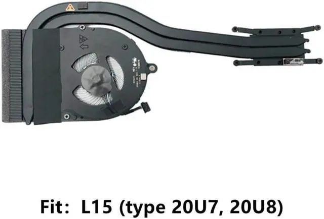 Alt view image 3 of 3 - For Laptop Lenovo ThinkPad L15 Gen 1 CPU Cooling Fan Heatsink Cooler Radiator FRU5H40S72947 5H40S72948