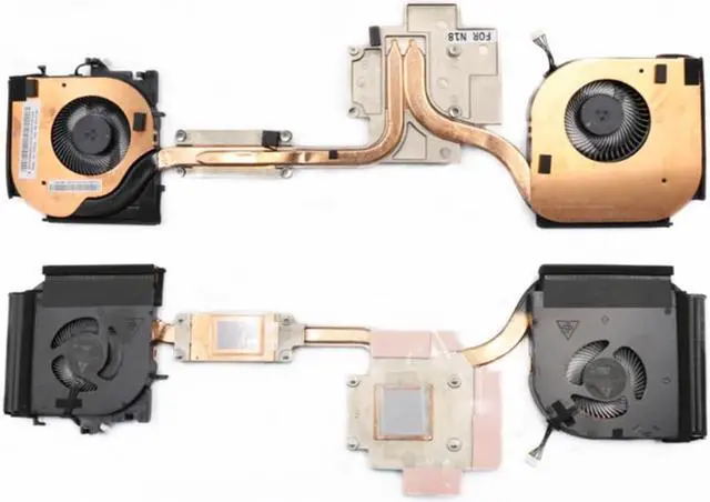 Alt view image 2 of 3 - For Laptop Lenovo Thinkpad P52 N18P Cooler CPU Cooling Fan Heatsink Radiator FRU01HY785 01HY786