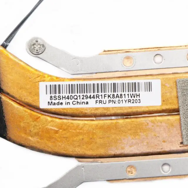 Alt view image 3 of 3 - For Laptop Lenovo ThinkPad X1 Carbon 6th X1C CPU Cooling Fan Cooler Heatsink Radiator FRU01YR203