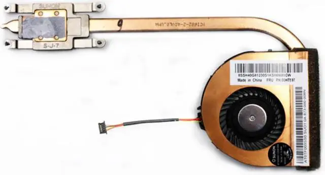 Alt view image 3 of 3 - For Laptop Lenovo Thinkpad T450 Cooling Fan Heatsink Radiator 04X5942 04X5944 00HT597 01AW558 01AW559 01AW560