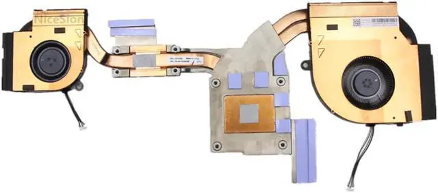 Alt view image 2 of 3 - For Laptop Lenovo Thinkpad P17 Gen 1 CPU Cooling Fan Heatsink Radiator FRU5H40X89388