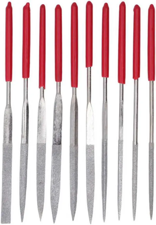 Alt view image 2 of 3 - 10 Buah Set Kikir Jarum Kit Kikir Jarum Pemotongan Model untuk Grosir Set Kikir Jarum Mini Pengolahan Bahan