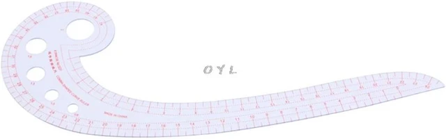 Alt view image 2 of 7 - Sewing Ruler Comma Shaped French Curve Plastic Tailor Drawing Craft Tool DIY