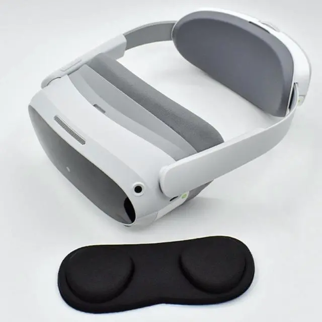 Alt view image 3 of 4 - Soft Lens Cover VR Lens Accessories Soft VR Glasses Cover Anti Scratch Caps for Pico 4 VR Headset Scratchproof Pad