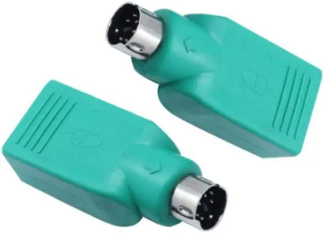 Alt view image 4 of 7 - 2Pieces for Ps2 Male to USB A Female Converter Adapter for Laptop Mouse Keyboard