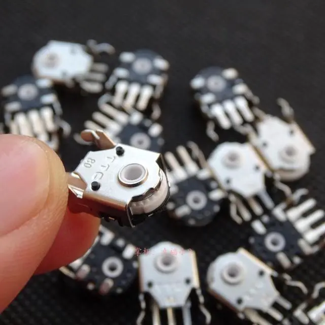 Alt view image 4 of 4 - 2Pcs TTC Mouse Encoder Mouse  White Core 10mm Highly Accurate for  G102 G304 KANA V2