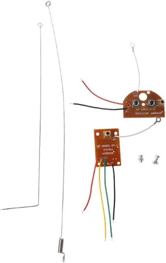 2CH RC Remote Control 27MHz Circuit PCB Transmitter and Receiver