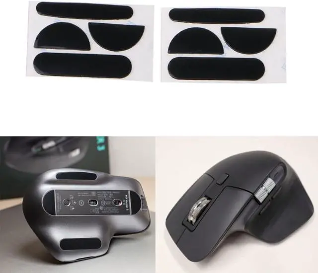 Alt view image 2 of 4 - Mouse Skates Mouse Feet for MX  3S Mouse 2 Packs Replacement Black