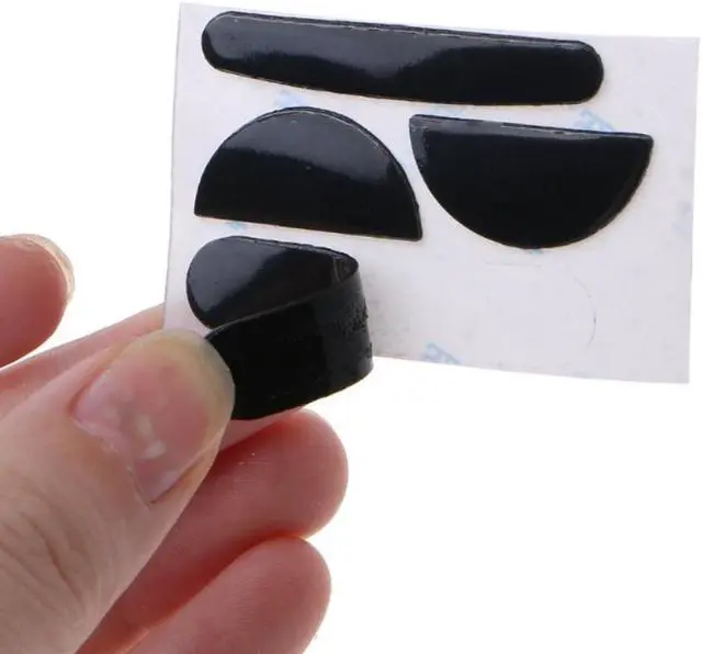 Alt view image 4 of 4 - Mouse Skates Mouse Feet for MX  3S Mouse 2 Packs Replacement Black