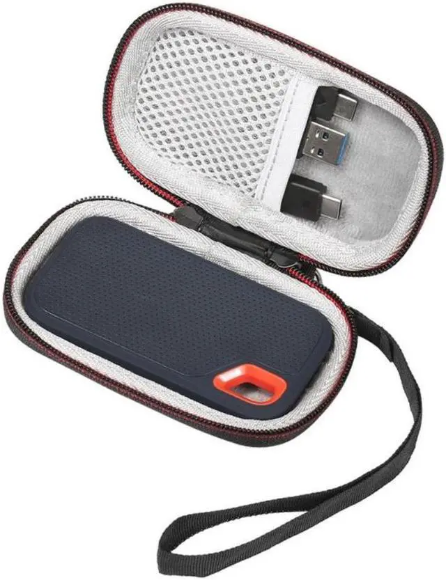 Alt view image 4 of 7 - Hard Carry Case Storage Bag Pouch for SanDisk 250GB/500GB/1TB/2TB SSD SDSSDE60 Hard Carry Case Storage Bag Pouch for SanDisk 25