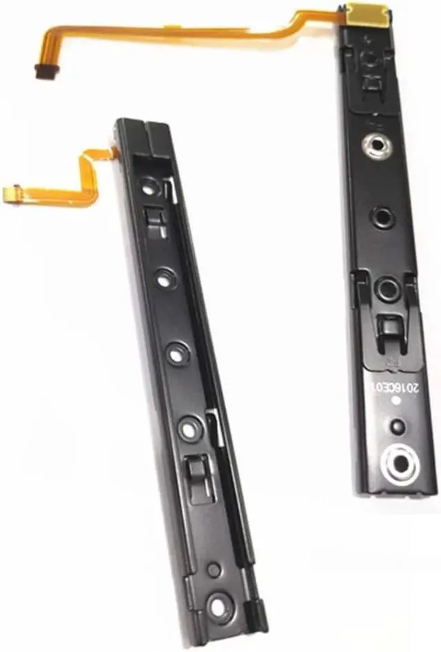 Main image of 2 Pieces L R Slide Left Right Sliders Railway Replacement for Switch Console Controller Rail Repair Fix Parts Accessori