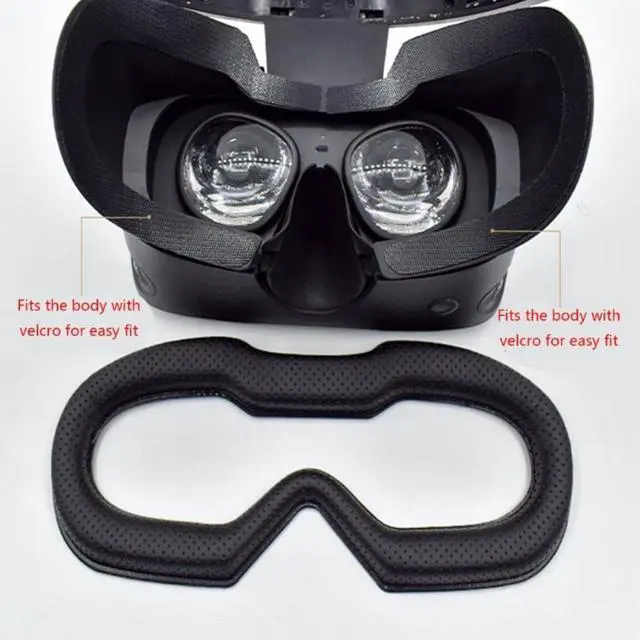 Alt view image 4 of 4 - Leather Face Cover Eye Pad for Oculus Rift S VR Headset Rebound Sponge Soft Pads