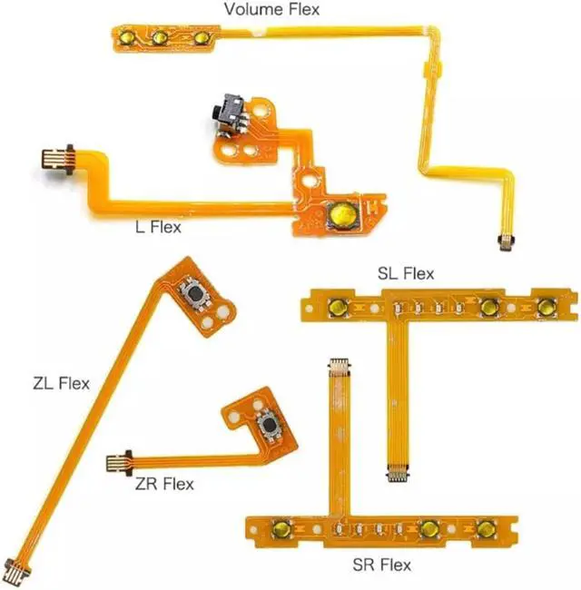 Main image of 6Pcs Game Controller Conductive Film Flex Cable Repair Tool for Switch Joy Con