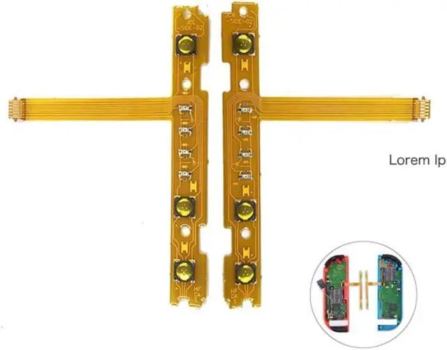 Alt view image 3 of 4 - 6Pcs Game Controller Conductive Film Flex Cable Repair Tool for Switch Joy Con