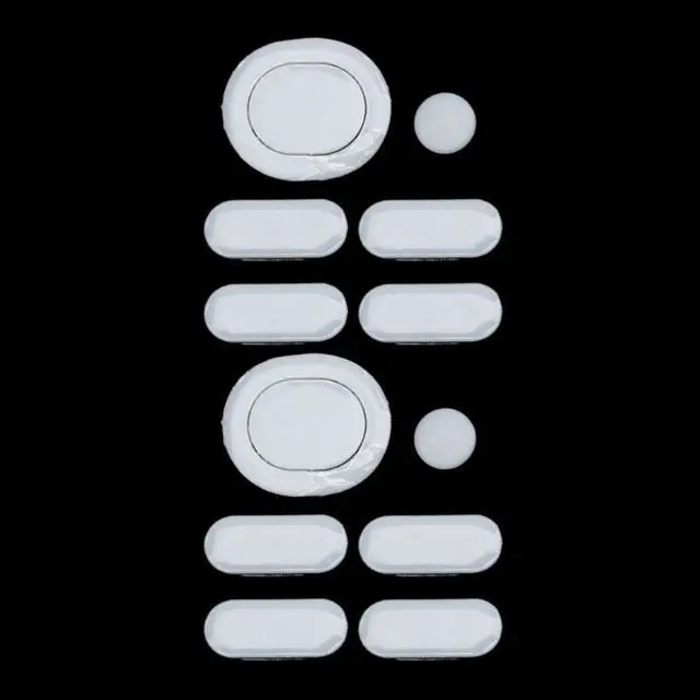 Alt view image 4 of 7 - 2 Sets/pack Tiger Gaming Mouse Feet Mouse Skate for logitech G304 G305 Mouse White Mouse Glides Curve Edge