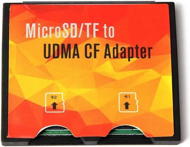 Main image of Camera Micro-SD Card SD/TF to CF Memory Card Holder High-Speed Extreme Compact Dual TF to Flash CF Type I Adapter
