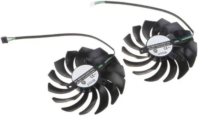 Alt view image 4 of 7 - Cooler Fan for MSI RTX3060 3060ti VGA Fan Graphics Card Cooling 4Pin 12V 0.4A