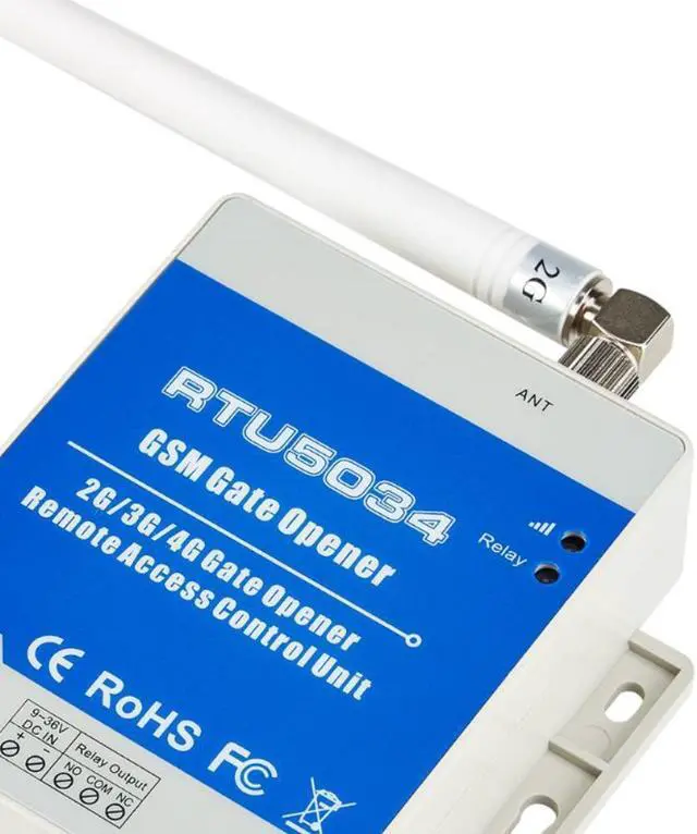 Alt view image 3 of 7 - GSM Remote Control Relay Switch Door Opener for Dc 9-24V Secure Using Multi func