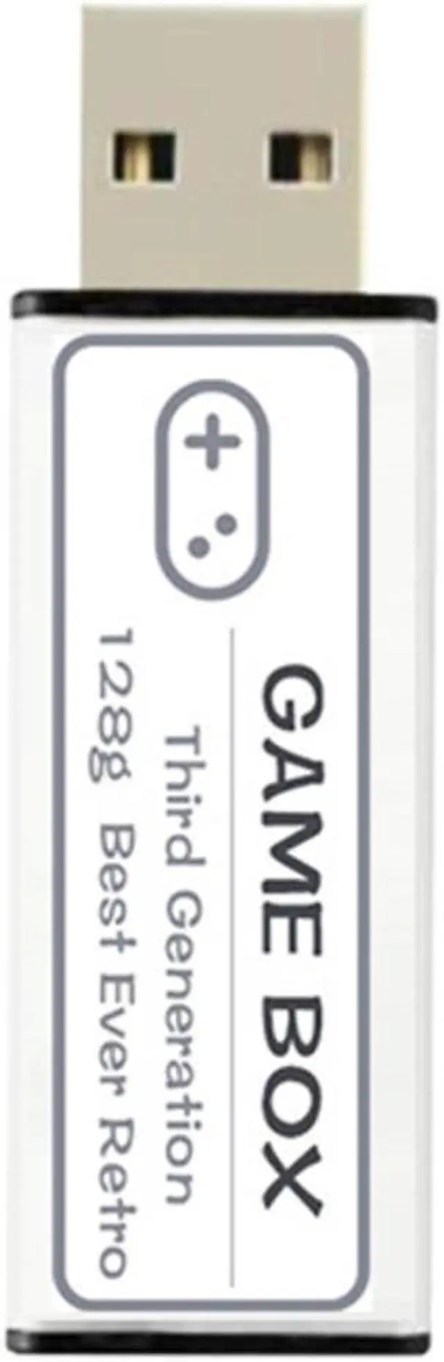 Alt view image 4 of 4 - 128GB USB Flash Drive Game Box with 4-Port USB2.0 Hub Cable for PS1 Mini Console