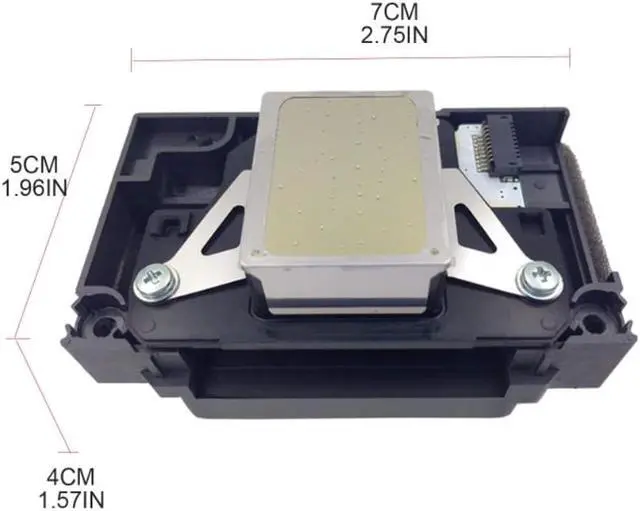 Alt view image 4 of 4 - Printhead Eco-friendly Part for EpsonR260 R390 1390 L1800 1400 1430 1500W Printer Printhead Print Head