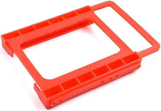 Alt view image 2 of 6 - Durable Drive Bay Caddies SSD Hard 2.5 to 3.5 Hard Drive Adapter SSD Mounting Bracket SSD Plastic Mounting Bracket Adapter