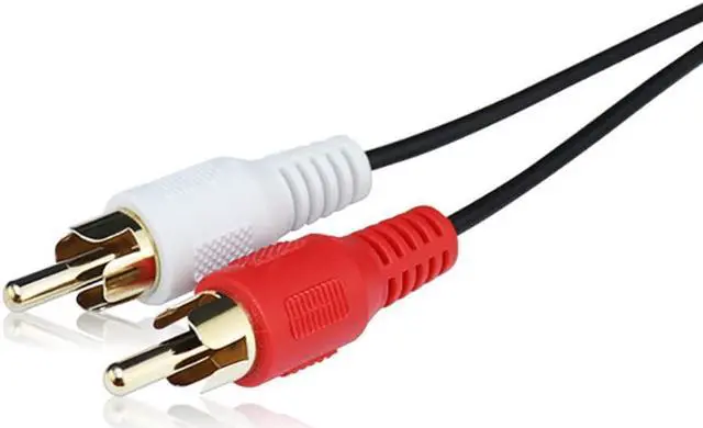 Alt view image 2 of 3 - 0.2M 3.5MM Female Connector Jack Stereo Cable Y Plug To 2 RCA Male Adapter 3.5 Audio Aux Socket Headphone