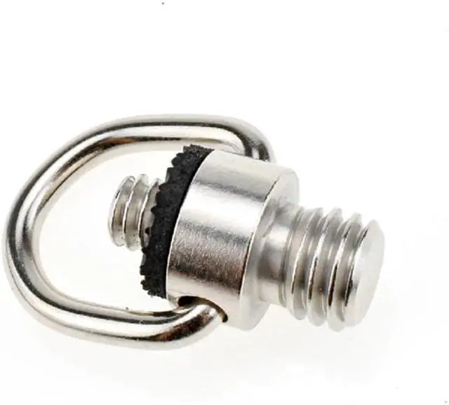 Alt view image 2 of 3 - 1/4 Inch Camera Screw D-ring Stainless Steel Quick Release Screw Universal Photography Accessories For Dslr Camera Ballhead