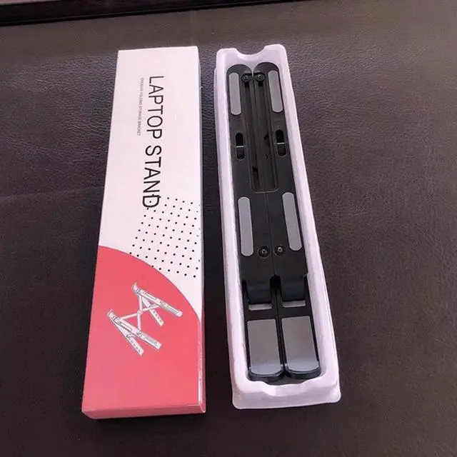 Alt view image 3 of 3 - Foldable Laptop Stand PP Plastic Notebook Stand Adjustable Tablet Base