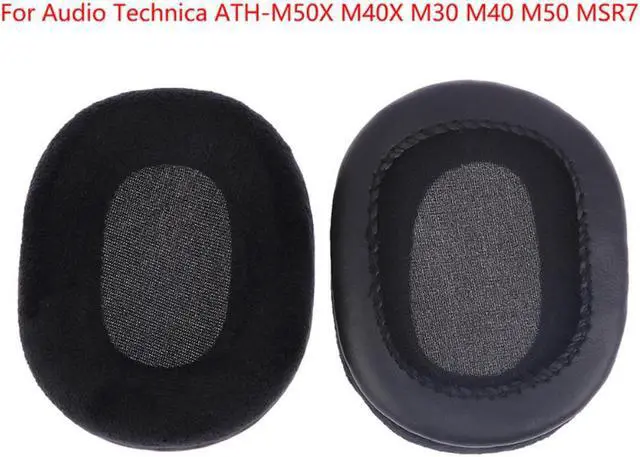 Main image of Velour Ear Pads Earpads Cushion For Audio Technica ATH M50 M50X M40 M40X M30 M35 SX1 M50S Dj Headphones