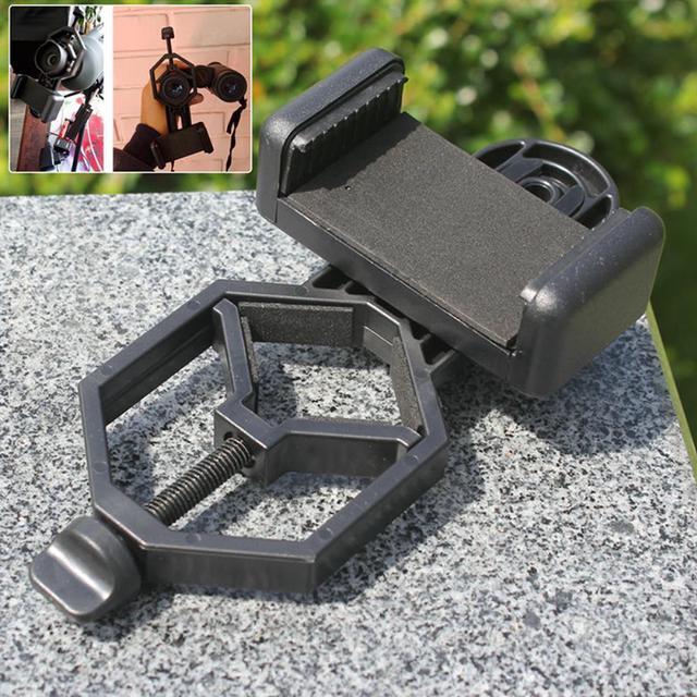 Alt view image 2 of 3 - Cell Phone Adapter for Monocular Microscope Telescope Scope Mobile Phone Clip