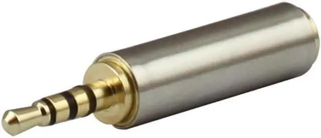 Alt view image 3 of 3 - Metal Alloy 3.5mm Male to 2.5mm Female Audio Conversion Connector 3.5mm To 2.5mm Adapter Converter Stereo Audio Headphone Jack