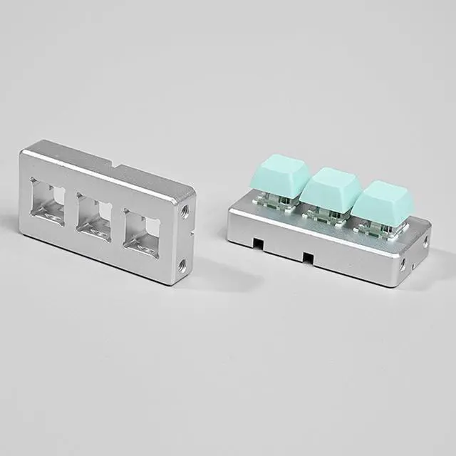 Alt view image 3 of 3 - 1 Set Mechanical Keyboard Satellite Axis Steel Wire Correction Leveling Station Corrector Metal Switch Repair Platform Tester