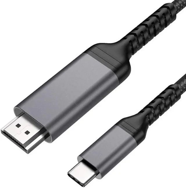 Alt view image 2 of 3 - USB C To HDMI Cable 4K 60Hz Type-C To HDMI Compatible For Phone Computer Connected To TV HDMI HD Same Screen Cable