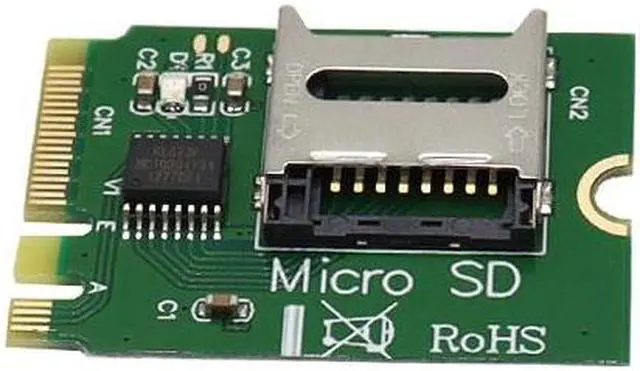 Alt view image 2 of 6 - M2 NGFF Key A.E WIFI Slot to Micro SD SDHC SDXC TF Card Reader T-Flash Card M.2 A+E Card Adapter Kit
