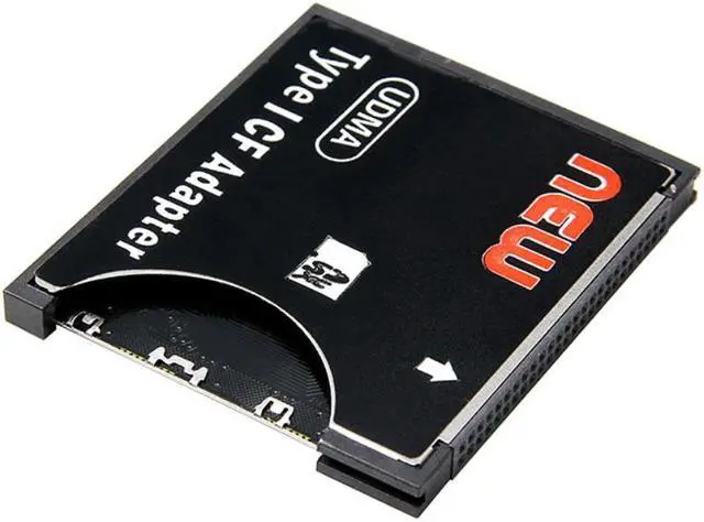 Alt view image 3 of 7 - SD to CF Card Adapter SD to Compact Flash Type I Card Converter Memory Card Reader Support WiFi SD Card