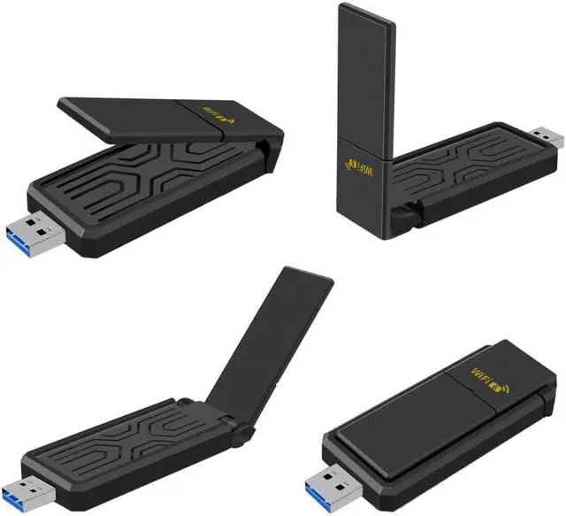 Alt view image 2 of 7 - 1800Mbps Wifi Adapter Wi-fi Usb Adapter Wi fi Antenna Ethernet Adaptor Module For Pc Laptop Network Card 5g Wifi Dongle Receiver