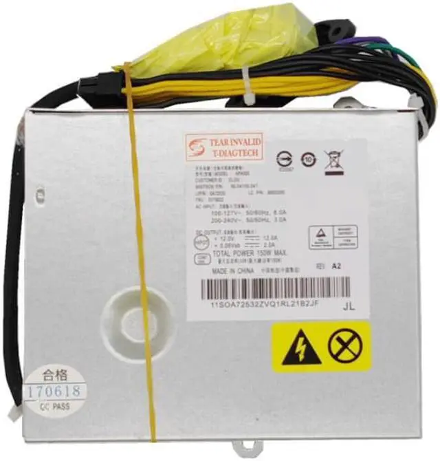 Alt view image 2 of 4 - 150W Server Power Supply POWER SUPPLY 150W PSU 03T9022 APA005 FRU 54y8892 HKF1502-3B FSP150-20SI PS-2181-01 for S510 S560 S590