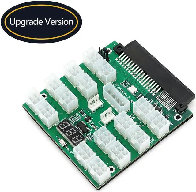Main image of ATX 16x 6Pin Power Supply Breakout Board for 750W 1100W 2000W PSU and BTC Mining
