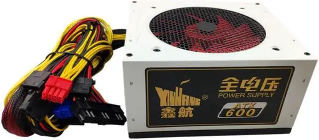 Main image of 600W Power Supply PSU PFC Silent Fan ATX 24pin 12V PC Computer SATA Gaming PC Power Supply For Intel AMD Computer 110V 220V