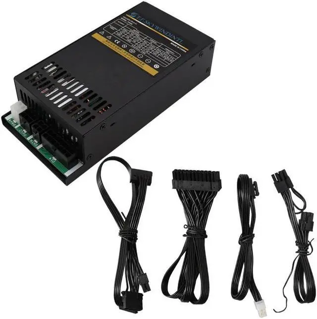 Main image of PSU Fully Modular Silver FLEX ITX Small 1U Silent 600W Power Supply 90v-264v For desktop server workstations