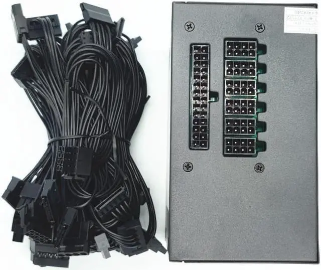Main image of Chia Power PSU ATX Full Modular PC Power Supply For 700 Watts 80 Plus Gold ETH MINER PSU For Chia Coin 110V  220V