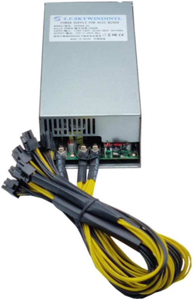 Main image of 2000W Power Supply Mining 2000W Server PSU 180V-264V ETH Bitcoin Mining Power Supply For Riser Miner
